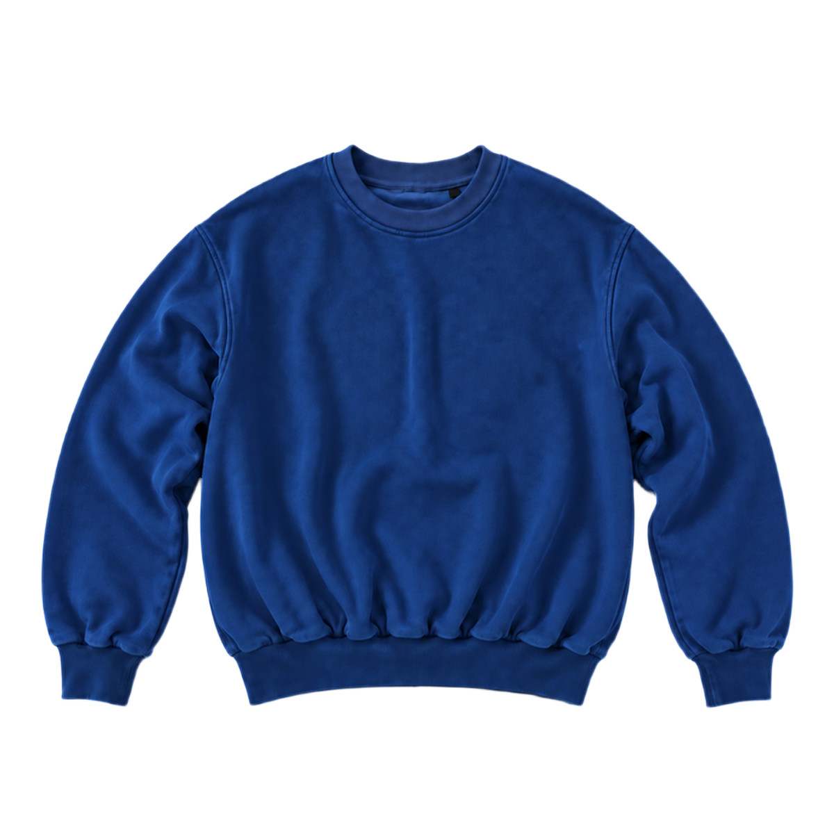 Sweat CURVE coupe balloon, coloris bleu marine, vue de face