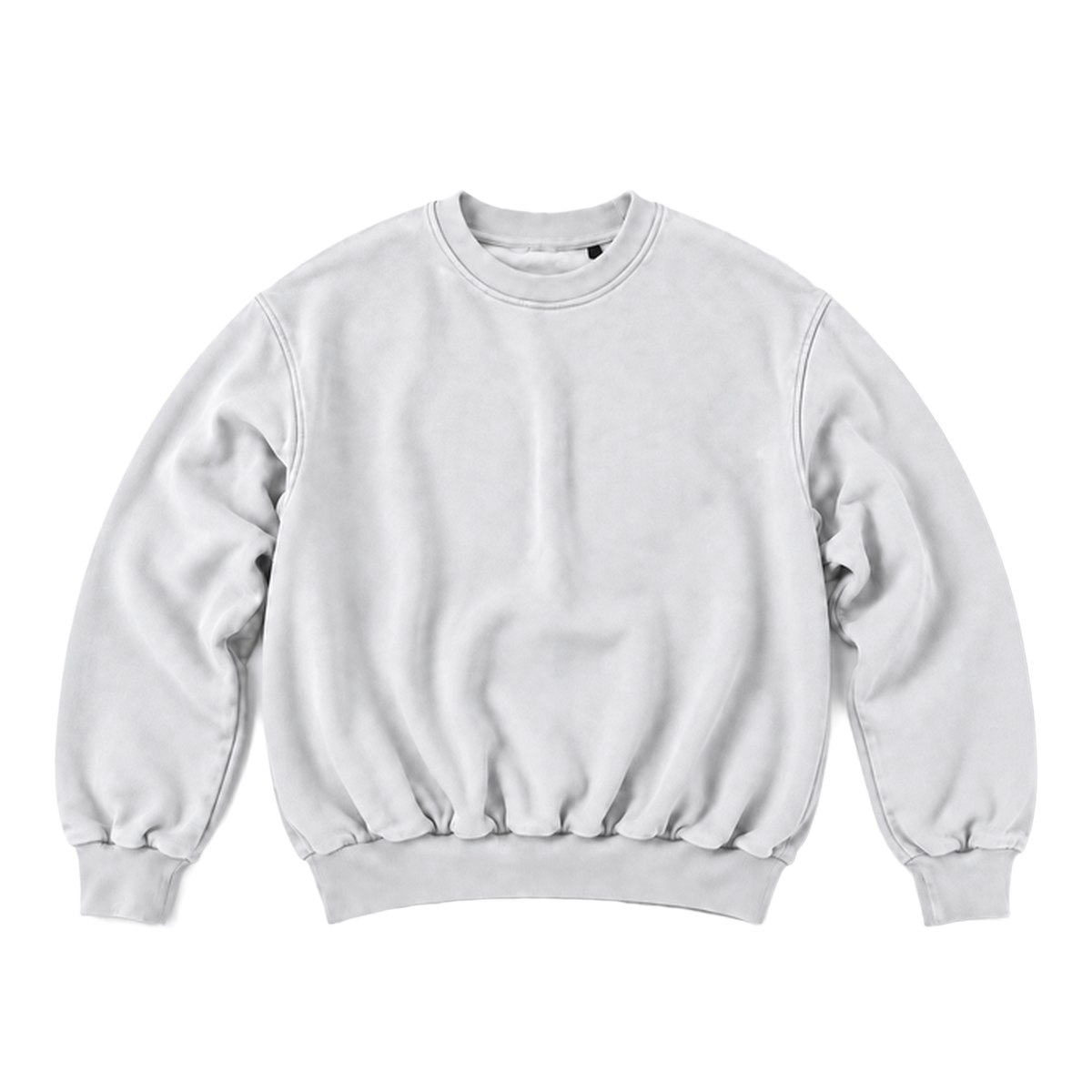 Sweat CURVE coupe balloon, coloris gris froid, vue de face