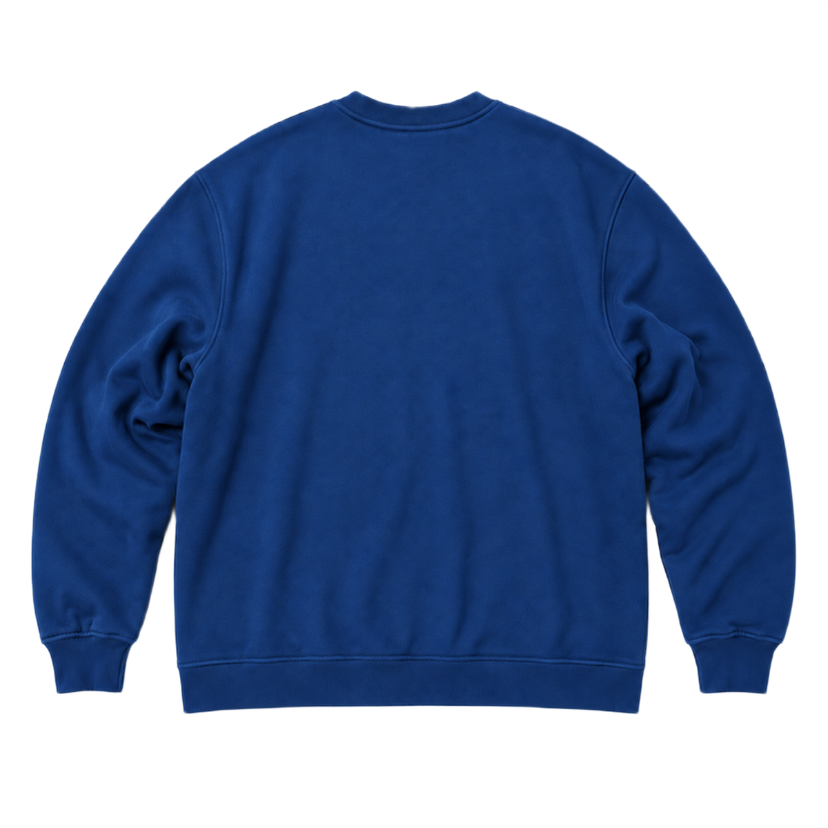 Sweat SCALE coupe oversized, coloris bleu marine, vue de dos