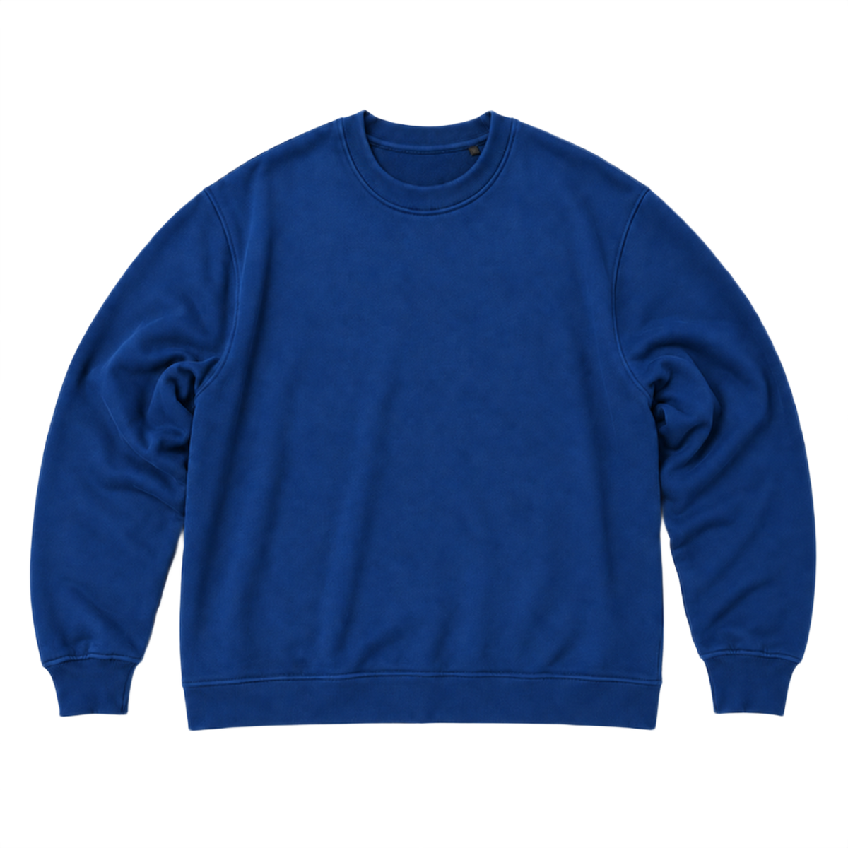 Sweat SCALE coupe oversized, coloris bleu marine, vue de face