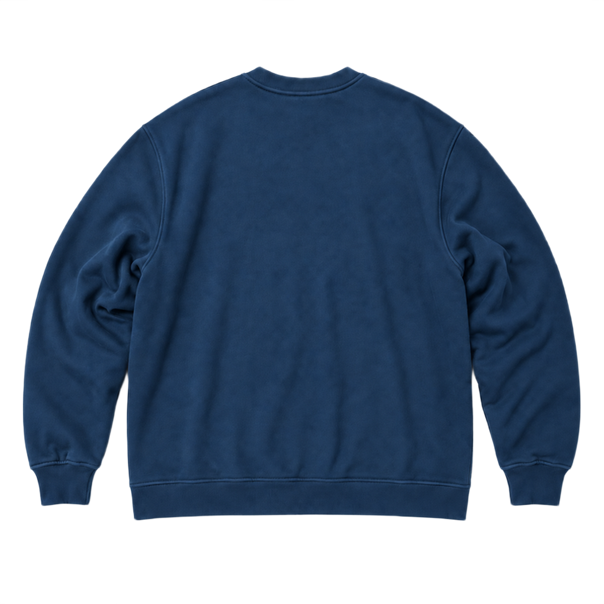 Sweat SCALE coupe oversized, coloris bleu petrole, vue de dos
