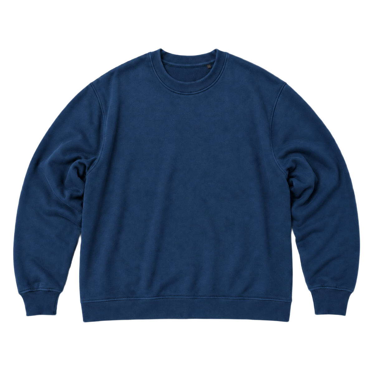 Sweat SCALE coupe oversized, coloris bleu petrole, vue de face