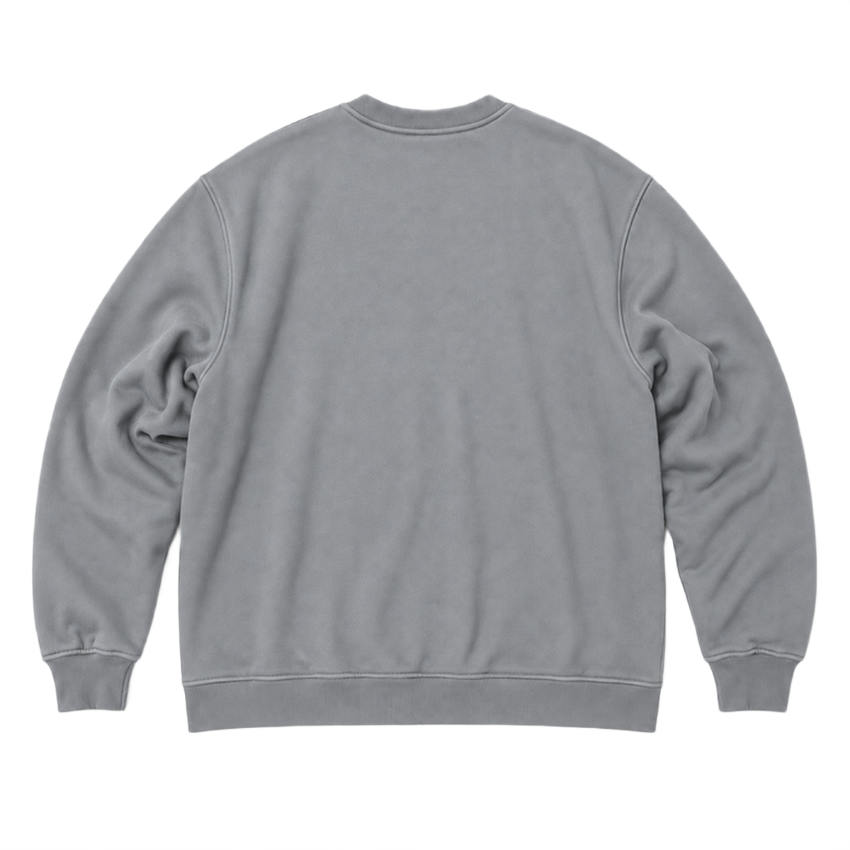 Sweat SCALE coupe oversized, coloris gris, vue de dos