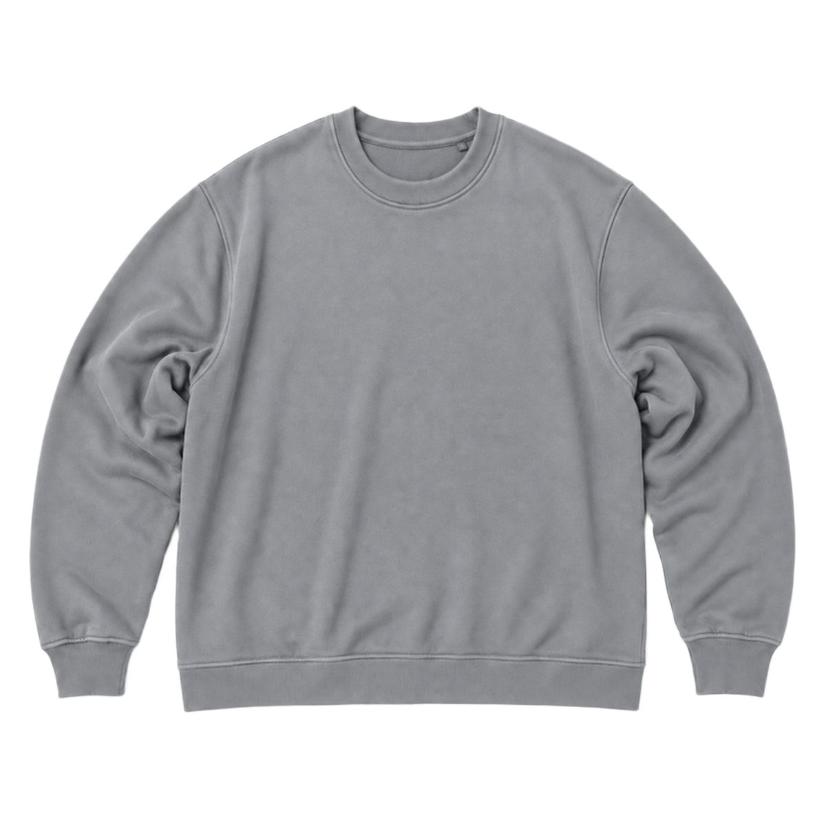 Sweat SCALE coupe oversized, coloris gris, vue de face