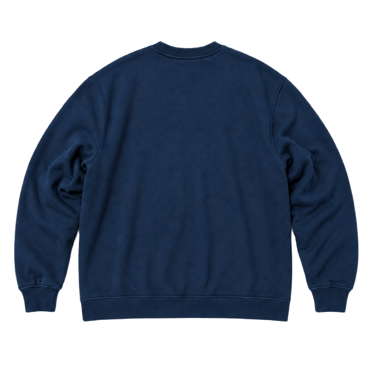 Sweat SCALE coupe oversized, coloris marine fonce, vue de dos