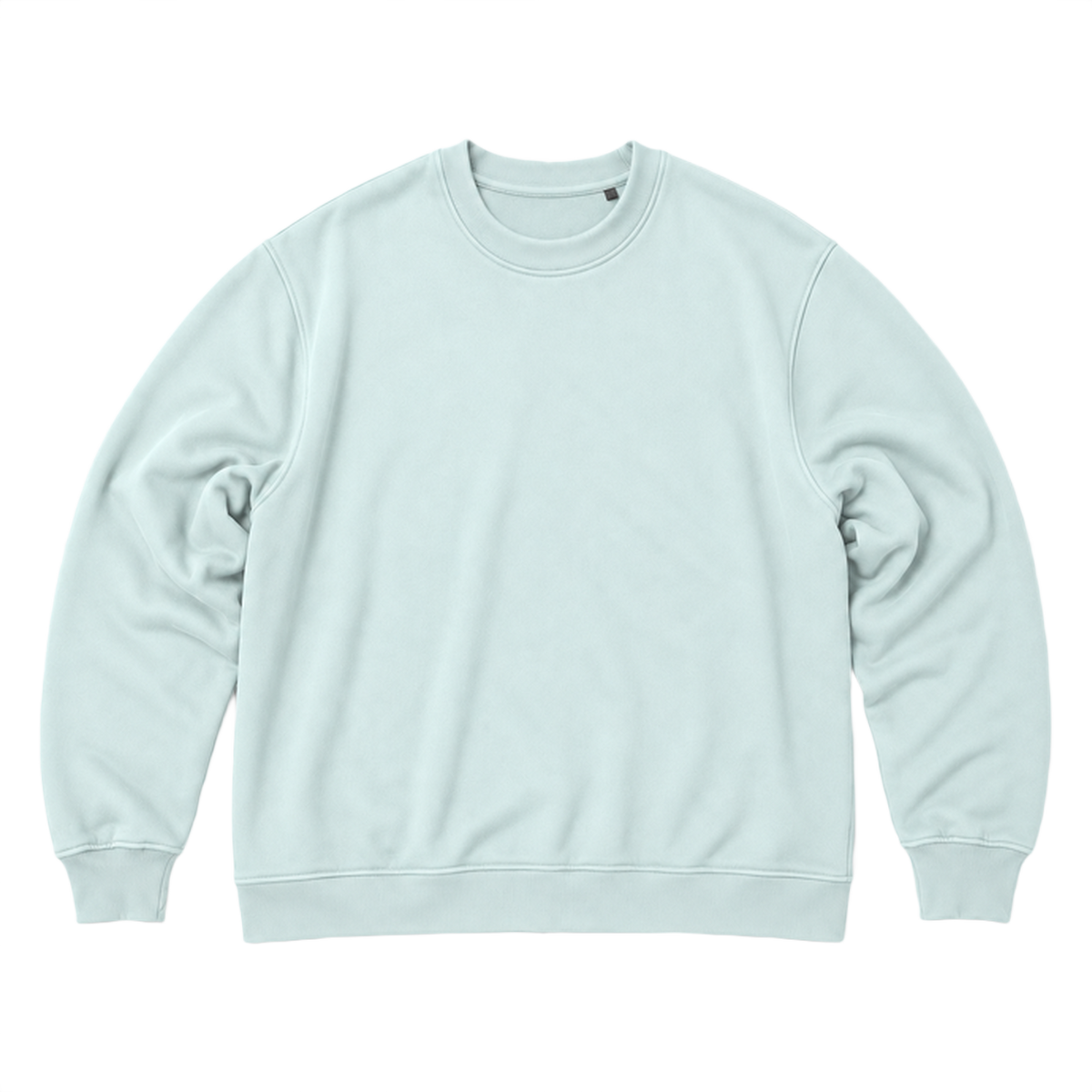 Sweat SCALE coupe oversized, coloris menthe, vue de face