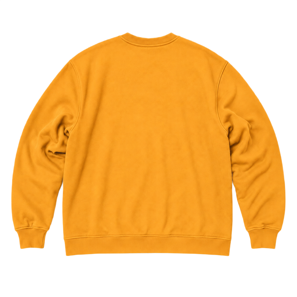 Sweat SCALE coupe oversized, coloris orange, vue de dos