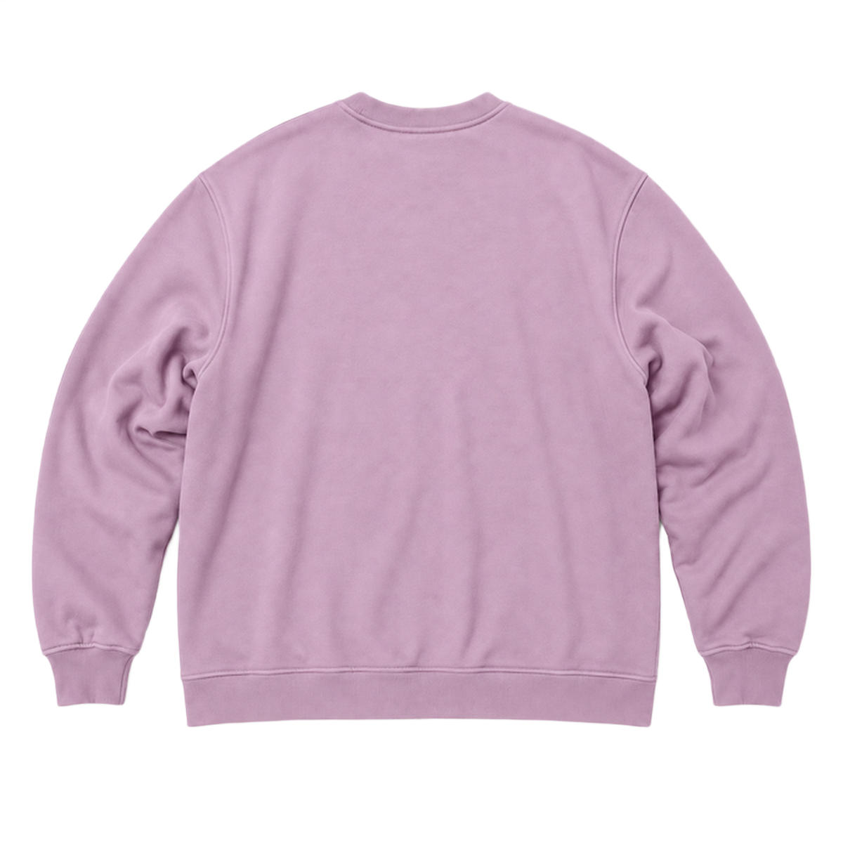 Sweat SCALE coupe oversized, coloris rose poudre, vue de dos