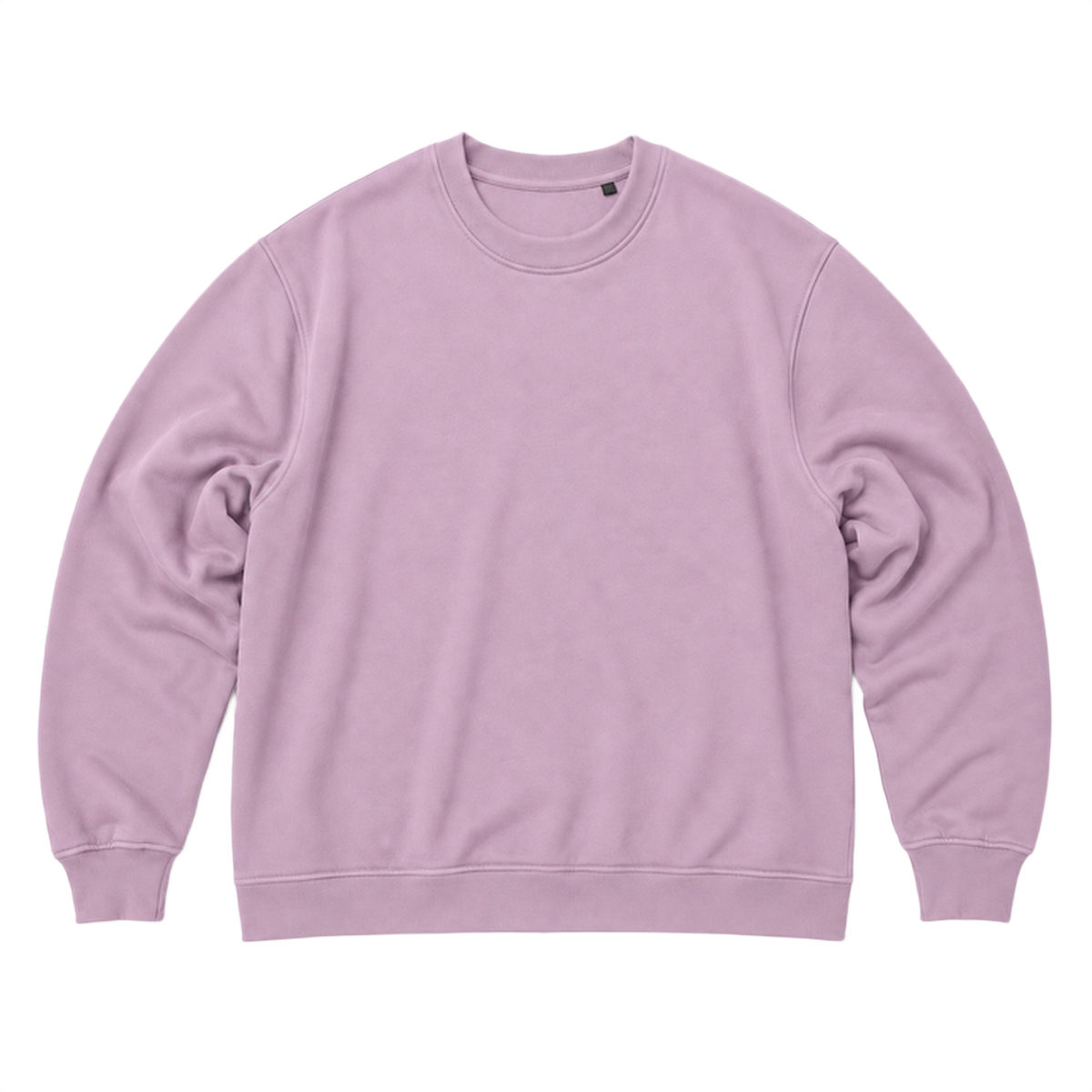 Sweat SCALE coupe oversized, coloris rose poudre, vue de face