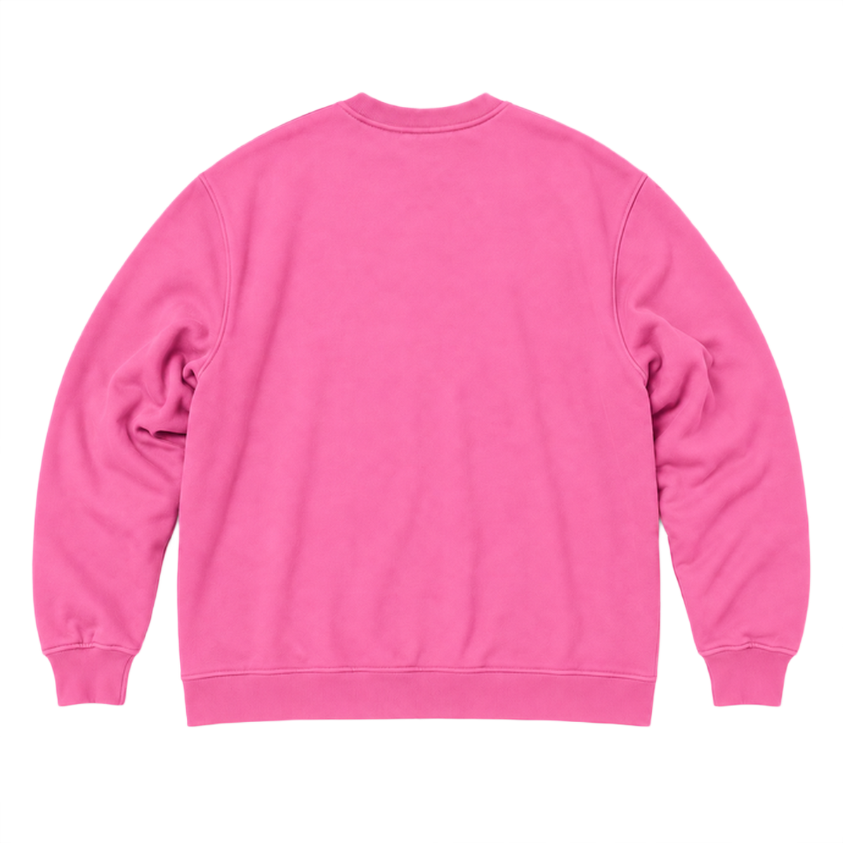 Sweat SCALE coupe oversized, coloris rose, vue de dos