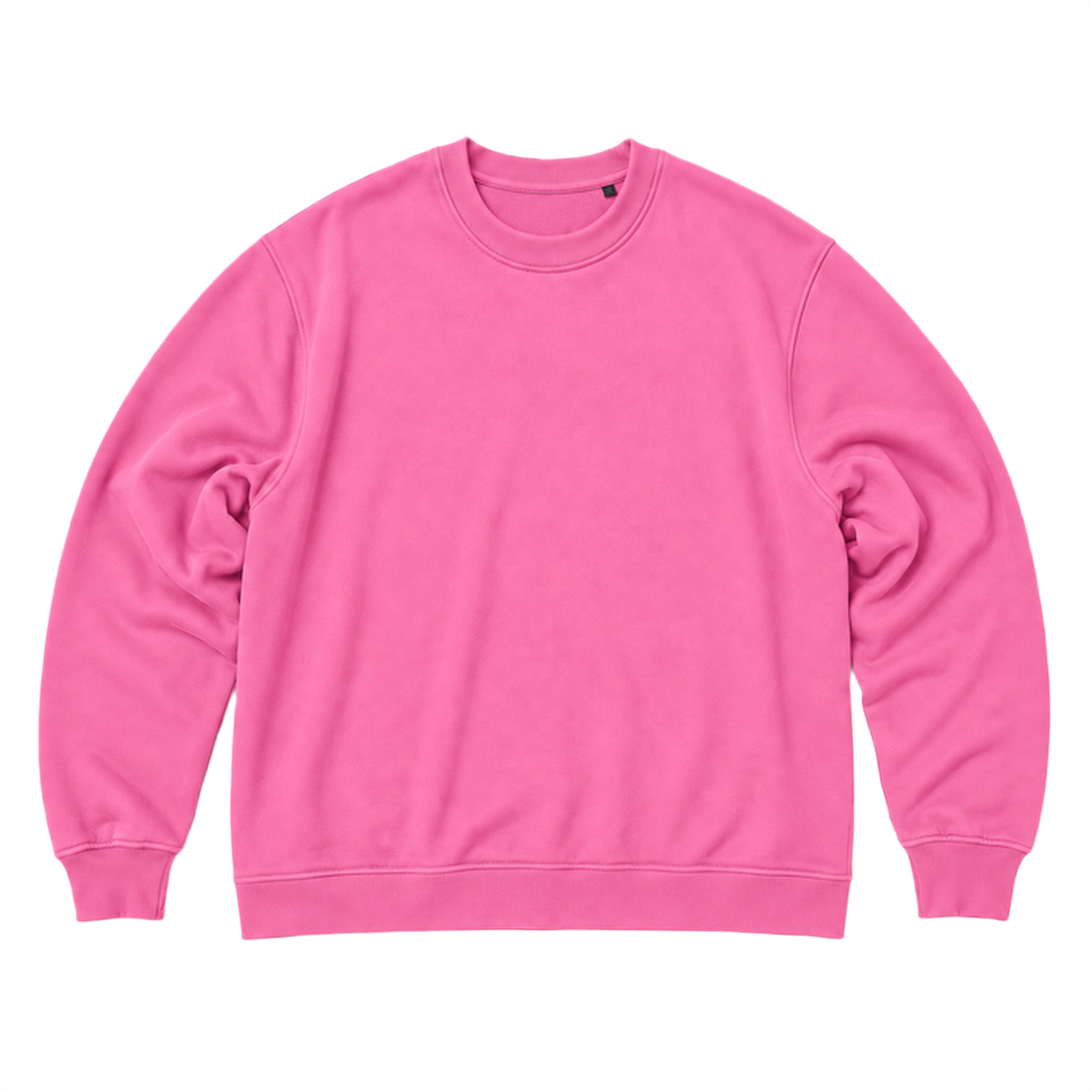 Sweat SCALE coupe oversized, coloris rose, vue de face
