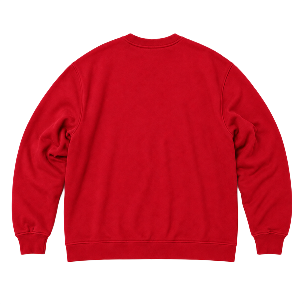 Sweat SCALE coupe oversized, coloris rouge, vue de dos
