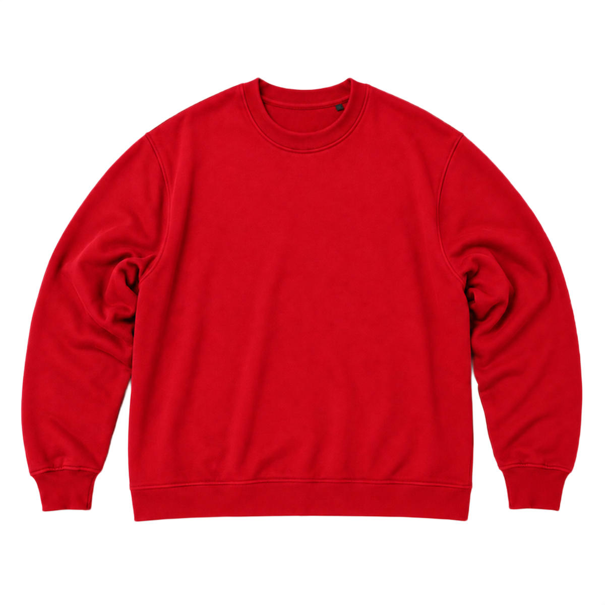 Sweat SCALE coupe oversized, coloris rouge, vue de face