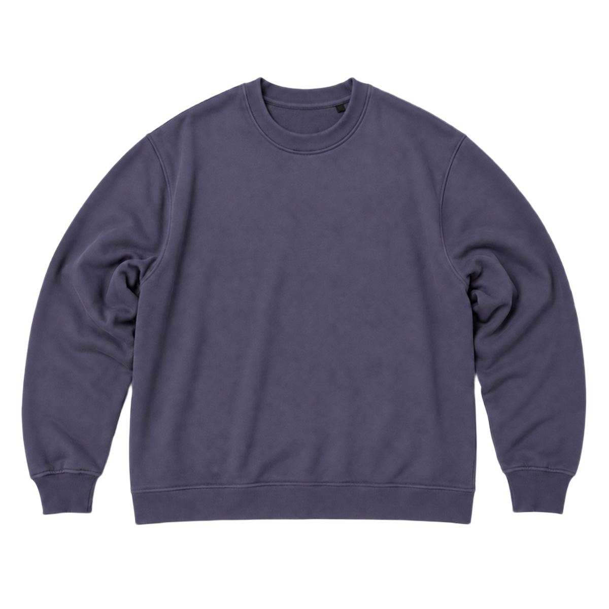Sweat SCALE coupe oversized, coloris violet fonce, vue de face