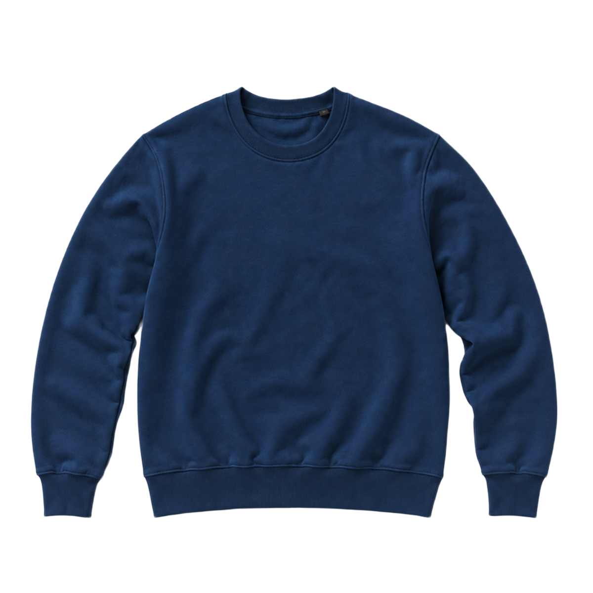 Sweat BASE coupe regular, coloris marine fonce, vue de face