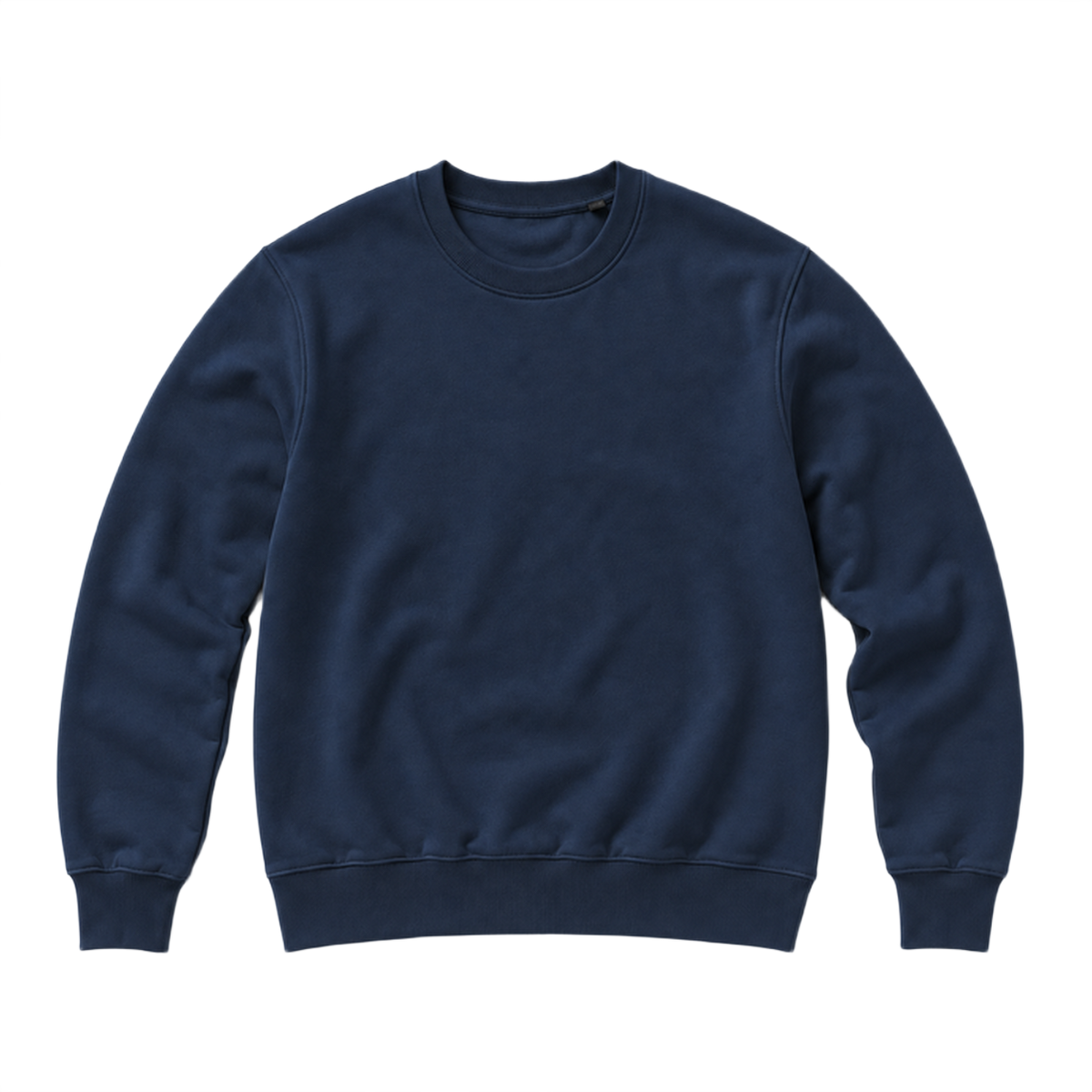 Sweat BASE coupe regular, coloris marine profond, vue de face