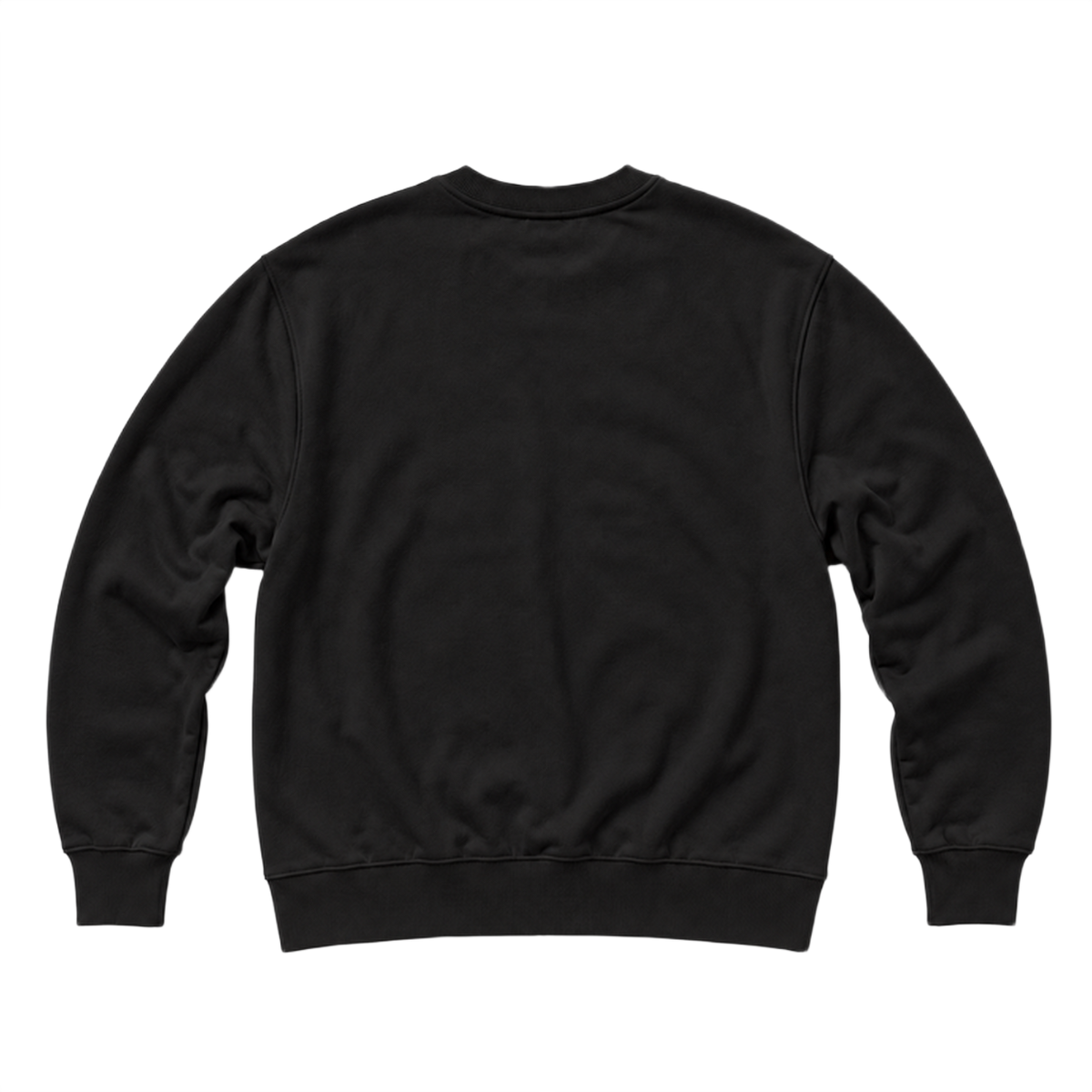 Sweat BASE coupe regular, coloris noir, vue de dos