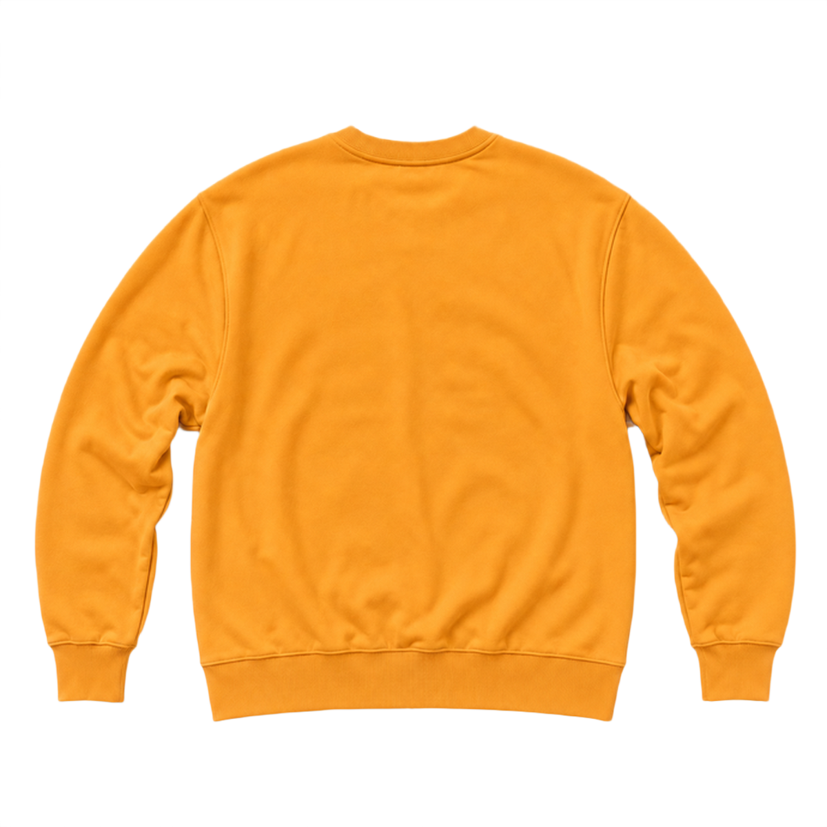 Sweat BASE coupe regular, coloris orange, vue de dos