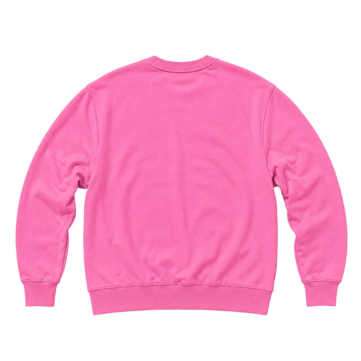 Sweat BASE coupe regular, coloris rose, vue de dos