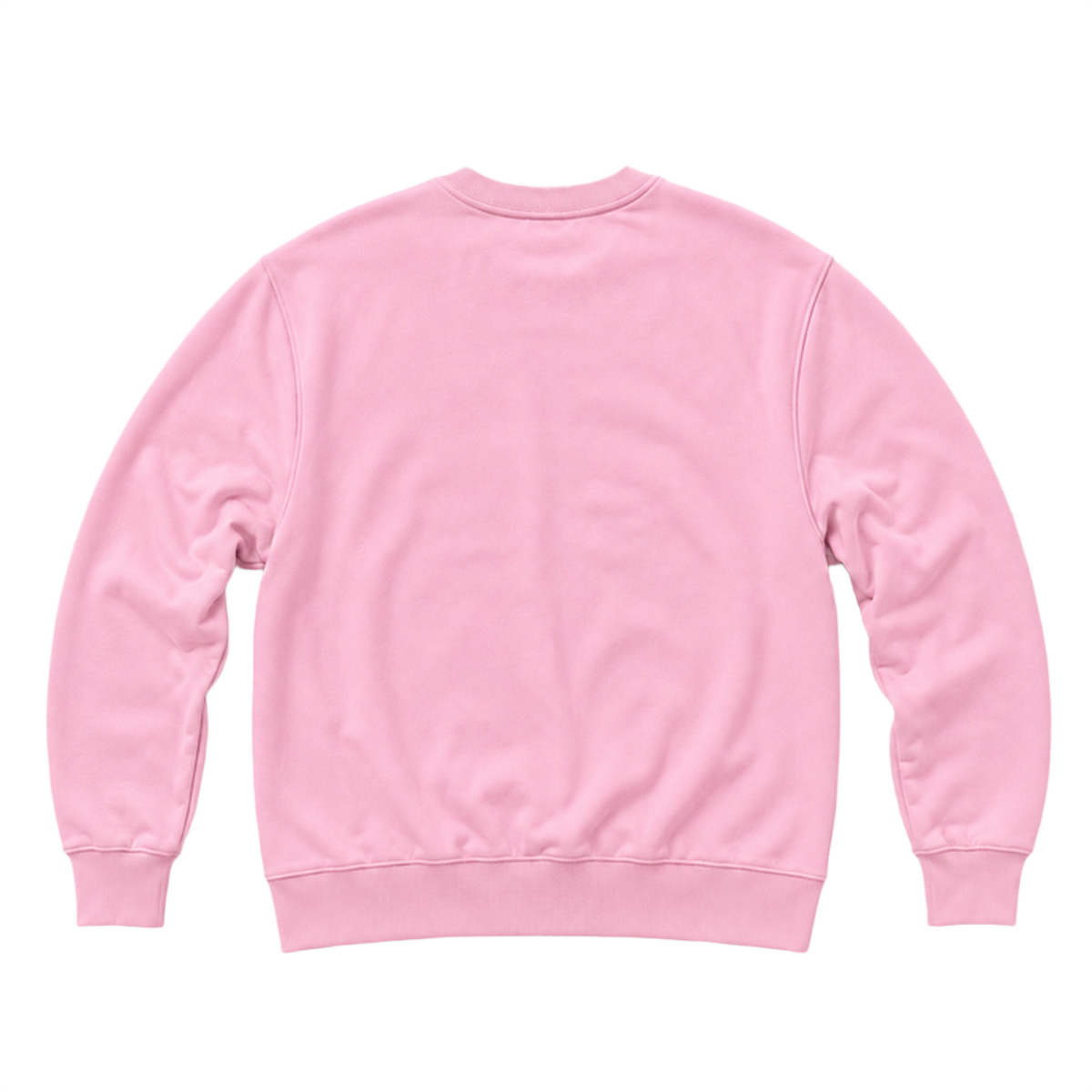 Sweat BASE coupe regular, coloris rose clair, vue de dos