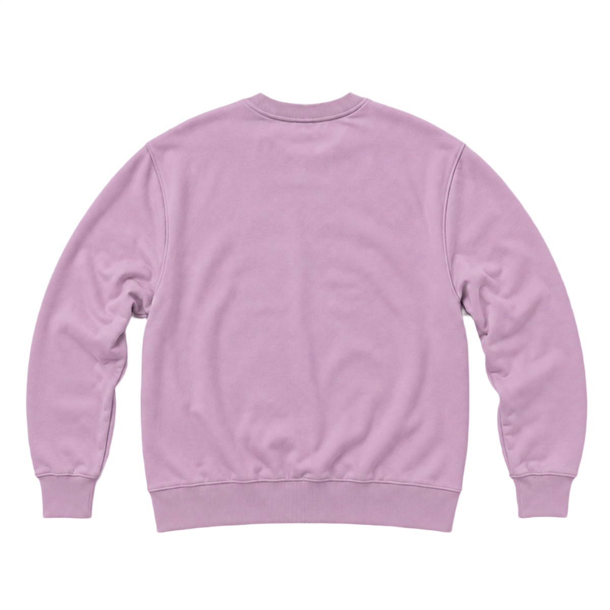 Sweat BASE coupe regular, coloris rose poudre, vue de dos