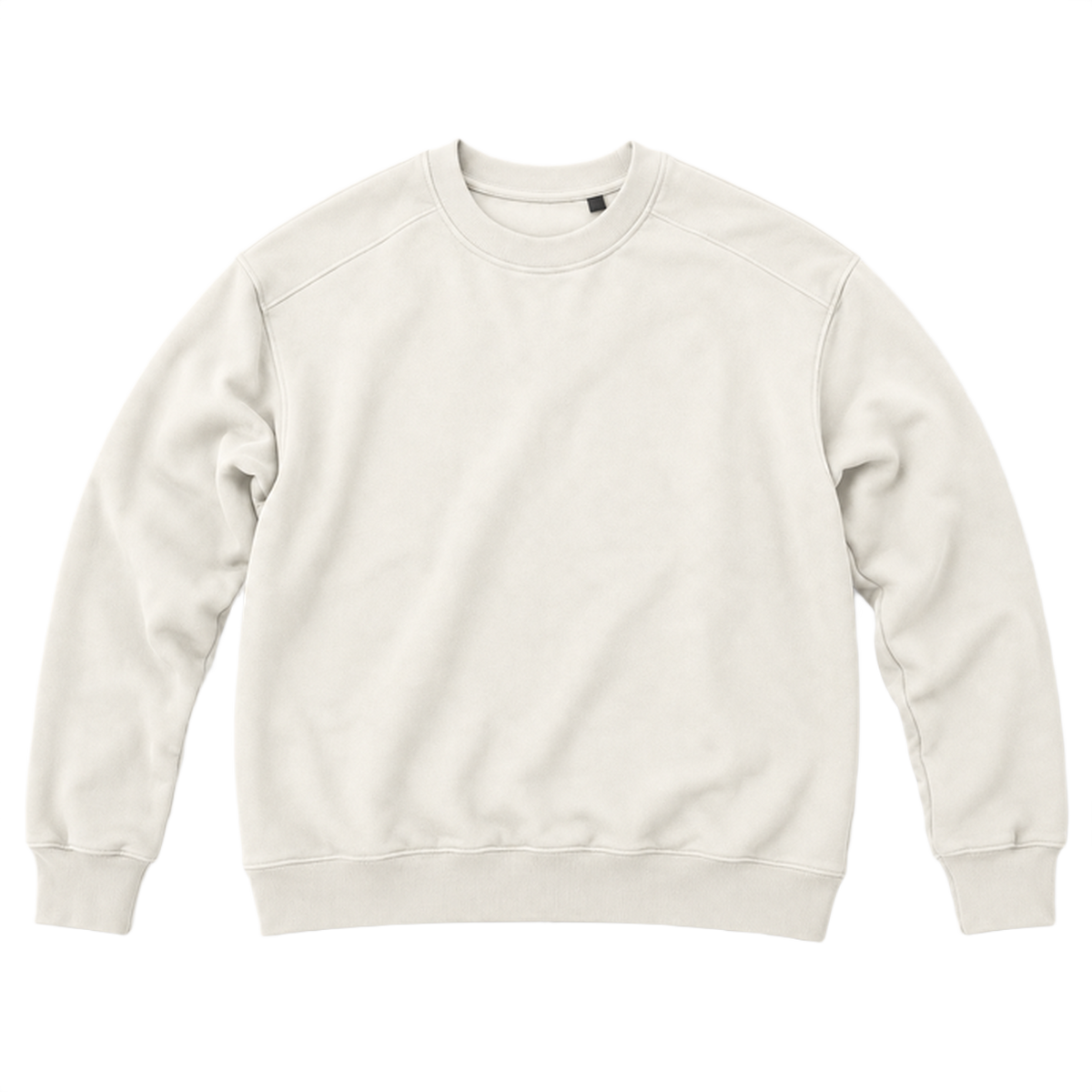 Sweat ROVE coupe relaxed, coloris blanc casse, vue de face