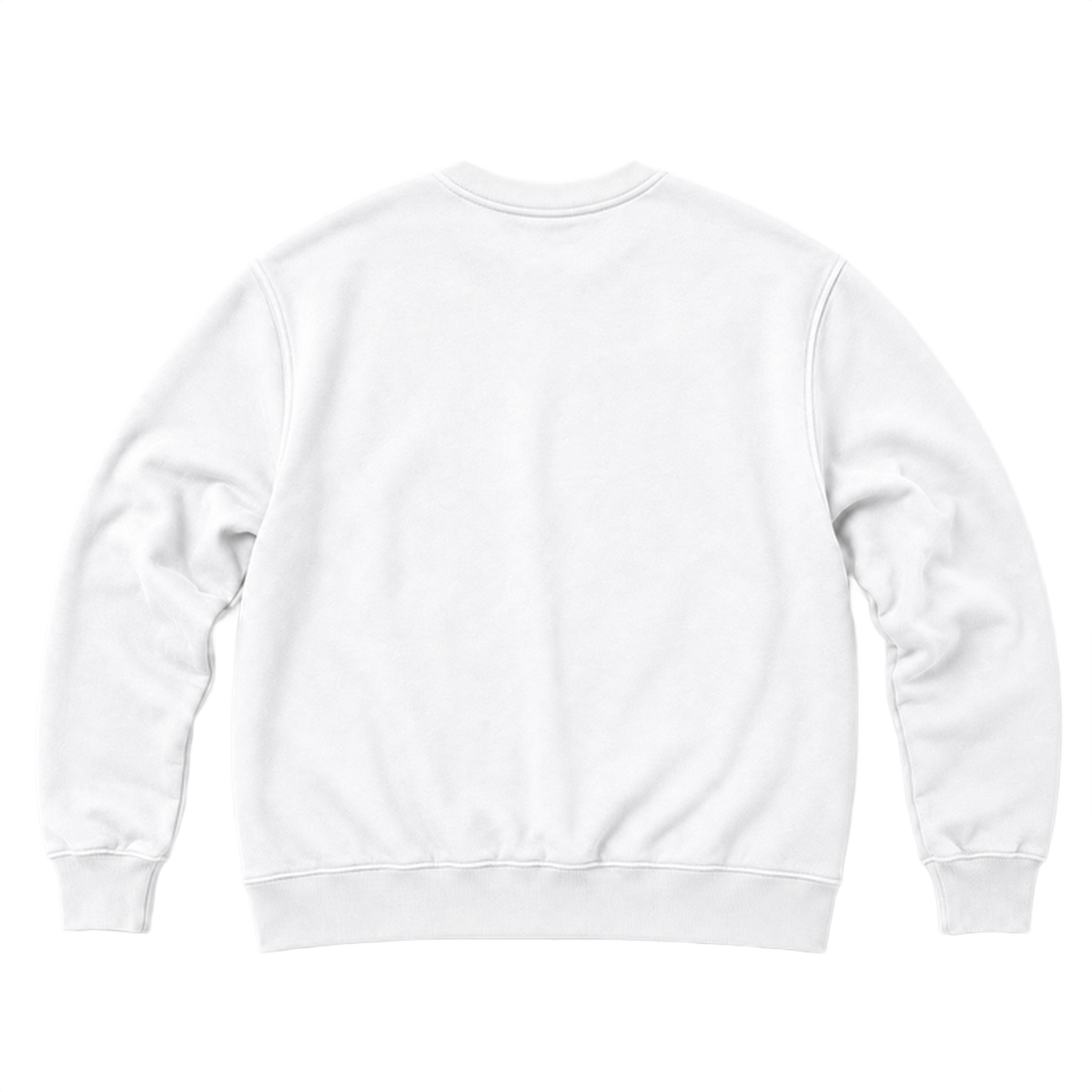 Sweat ROVE coupe relaxed, coloris blanc, vue de dos