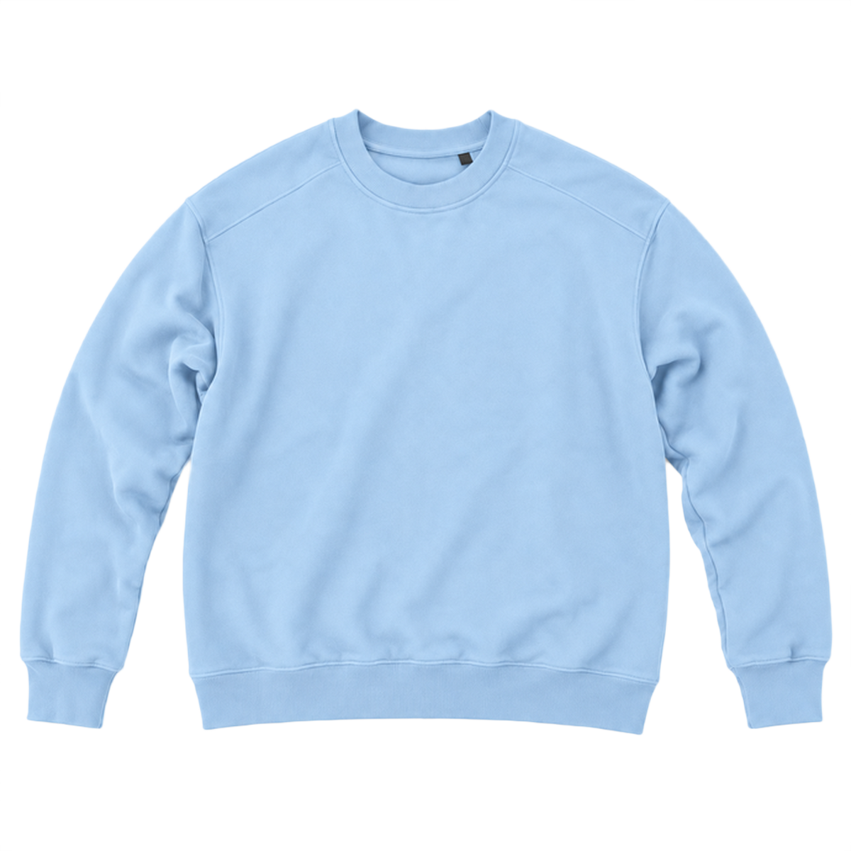 Sweat ROVE coupe relaxed, coloris bleu clair, vue de face