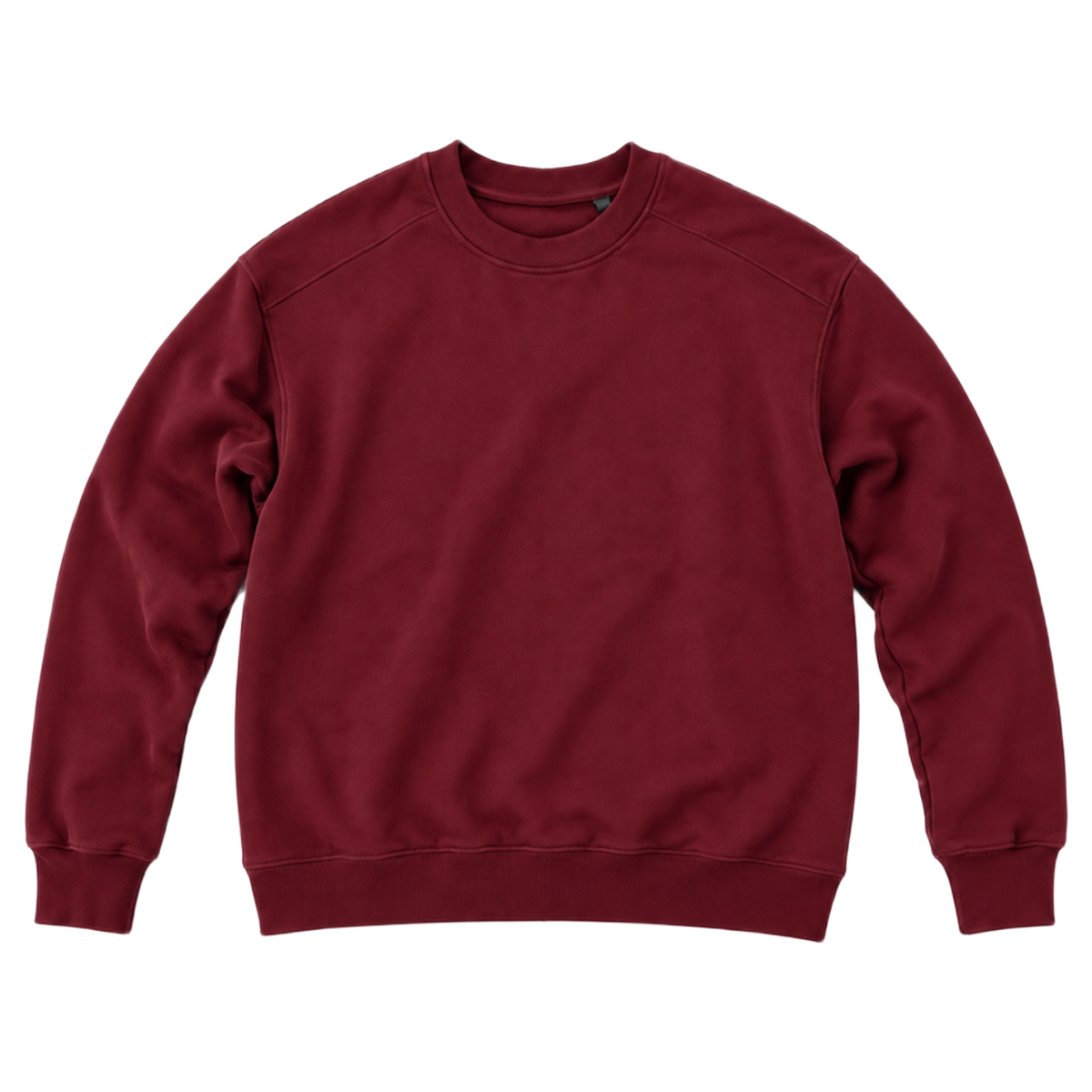 Sweat ROVE coupe relaxed, coloris bordeaux, vue de face