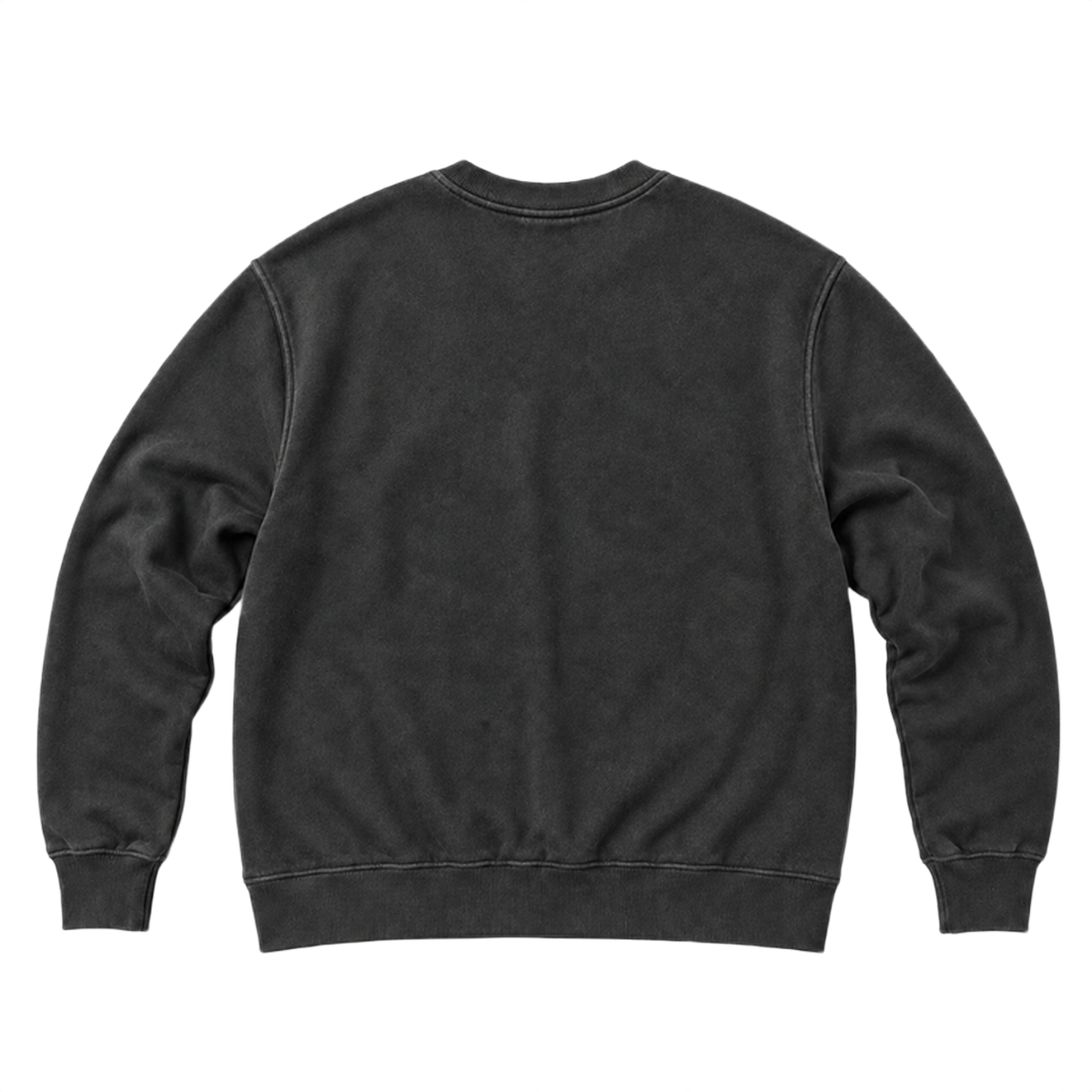 Sweat ROVE coupe relaxed, coloris gris fonce, vue de dos