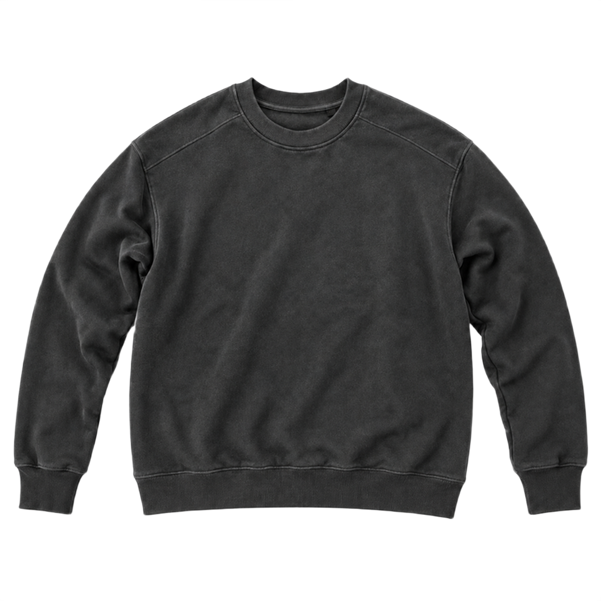 Sweat ROVE coupe relaxed, coloris gris fonce, vue de face