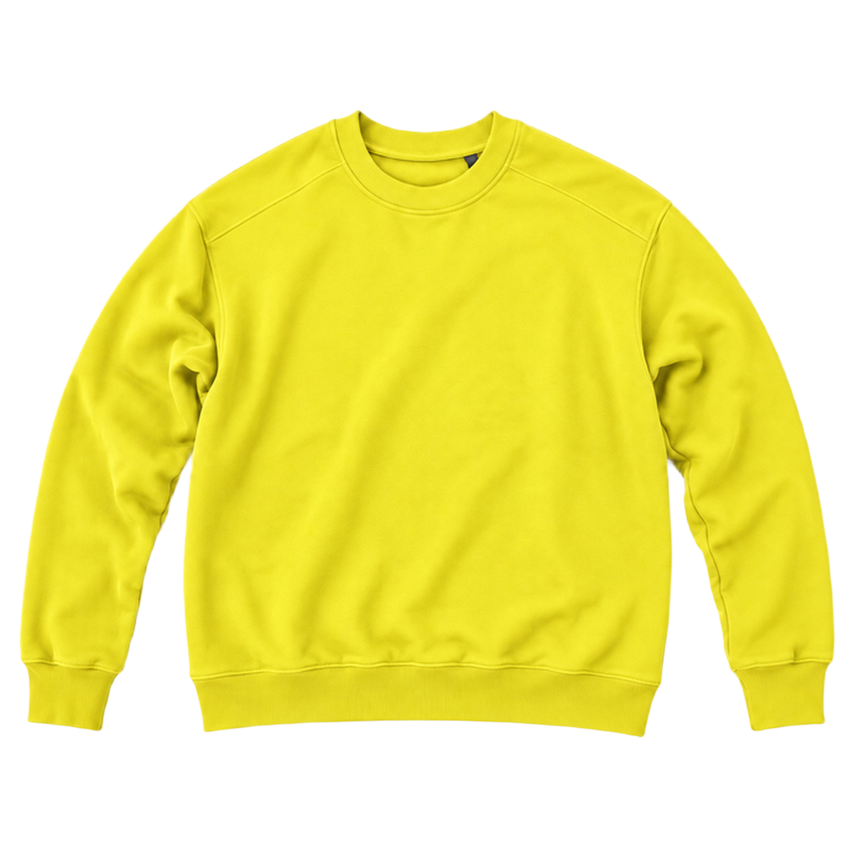 Sweat ROVE coupe relaxed, coloris jaune, vue de face