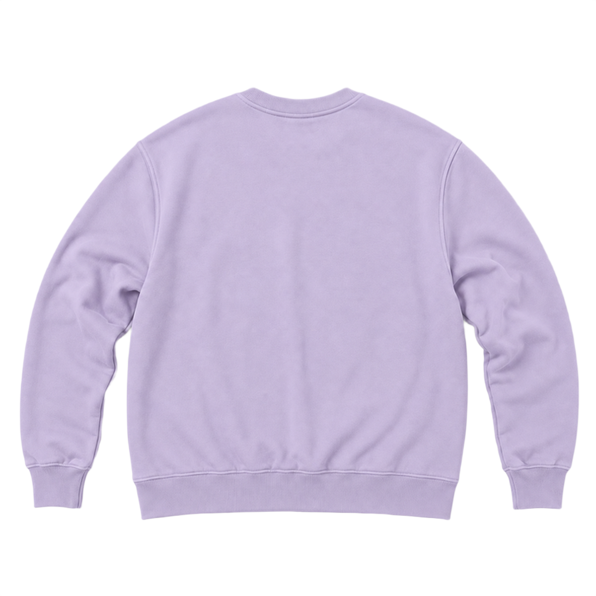 Sweat ROVE coupe relaxed, coloris lavande, vue de dos
