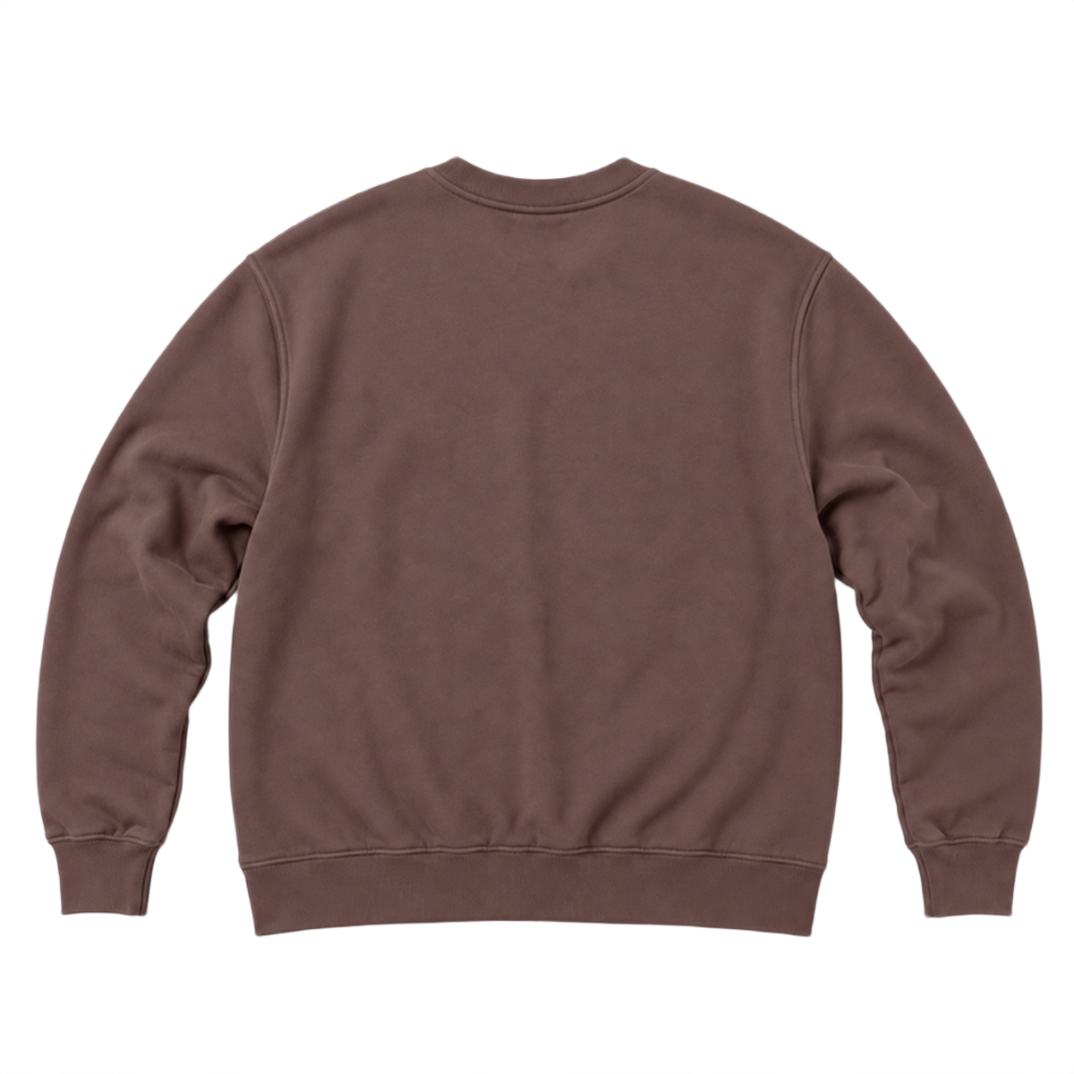 Sweat ROVE coupe relaxed, coloris marron, vue de dos