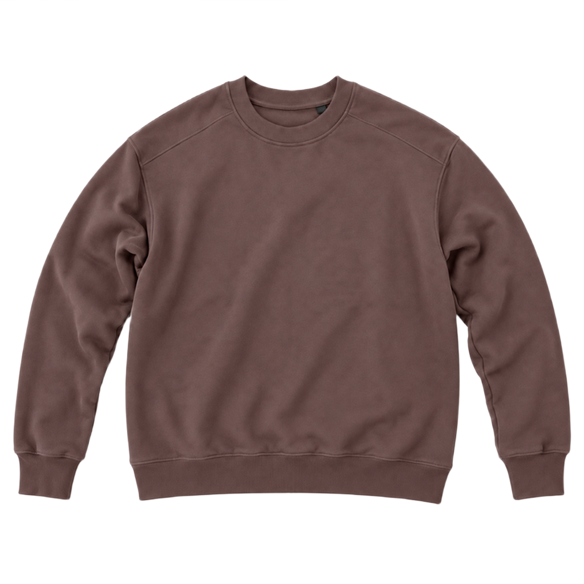 Sweat ROVE coupe relaxed, coloris marron, vue de face
