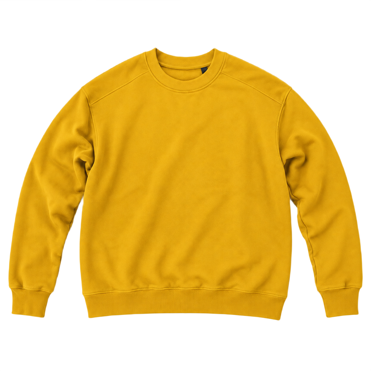 Sweat ROVE coupe relaxed, coloris moutarde, vue de face