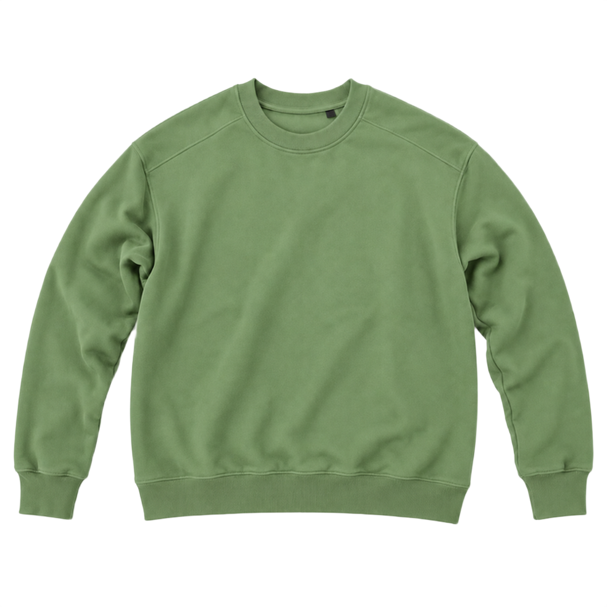 Sweat ROVE coupe relaxed, coloris olive, vue de face