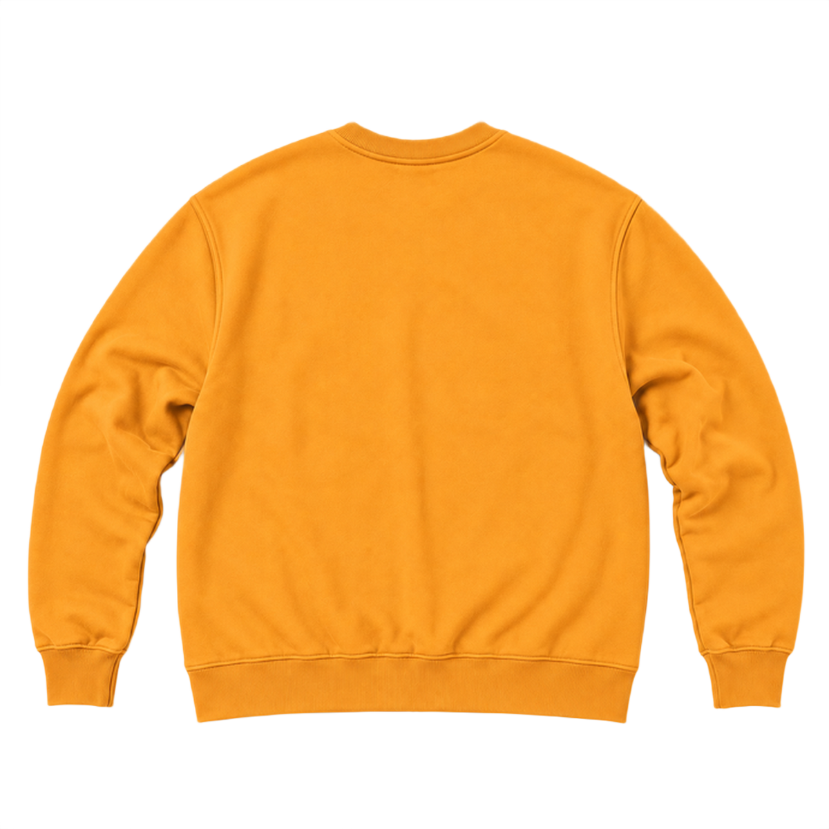 Sweat ROVE coupe relaxed, coloris orange, vue de dos