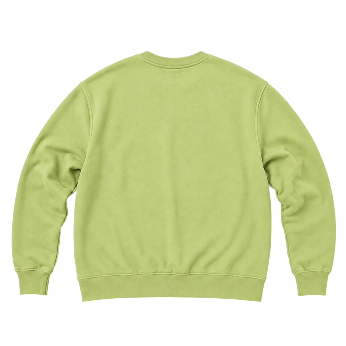 Sweat ROVE coupe relaxed, coloris pistache, vue de dos