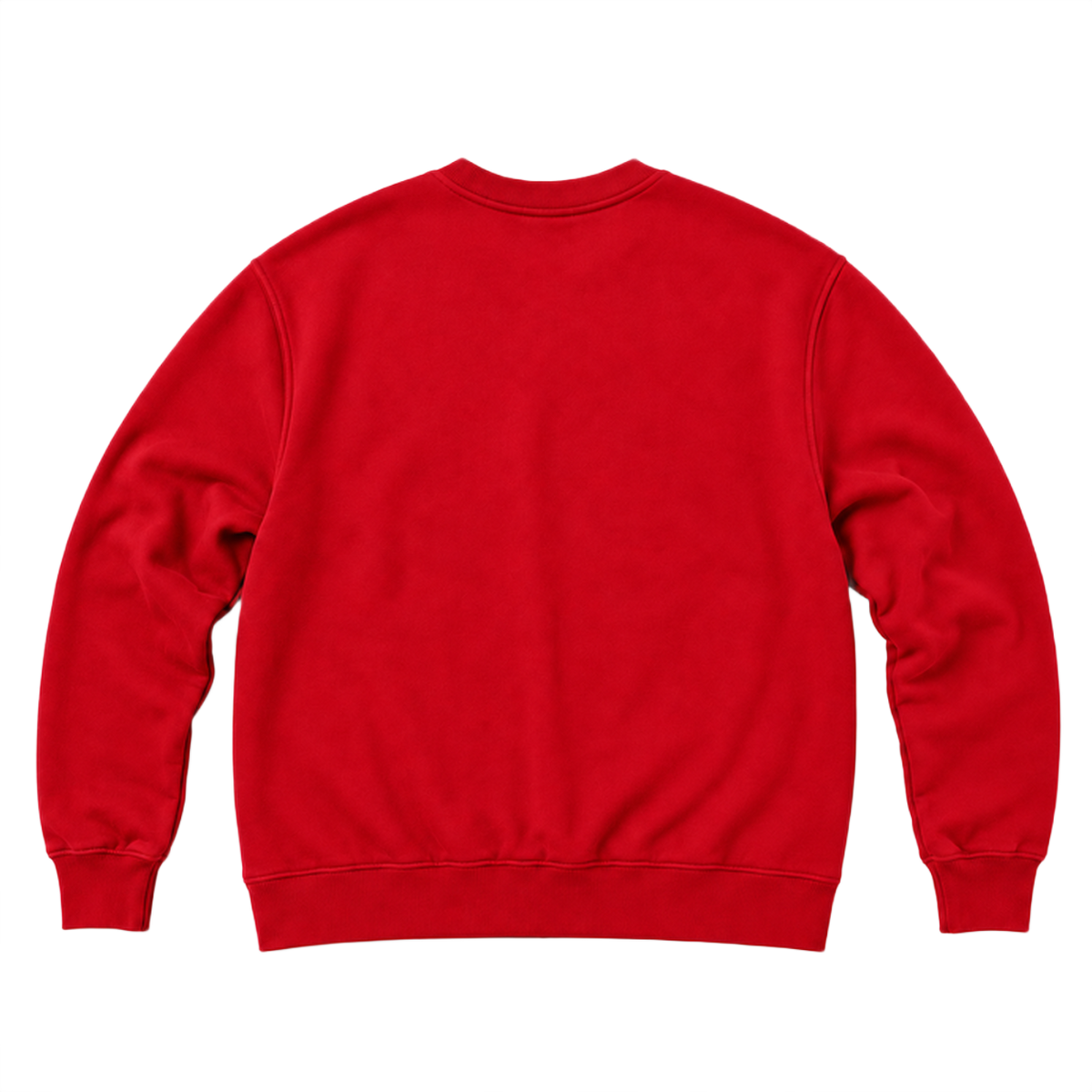 Sweat ROVE coupe relaxed, coloris rouge, vue de dos
