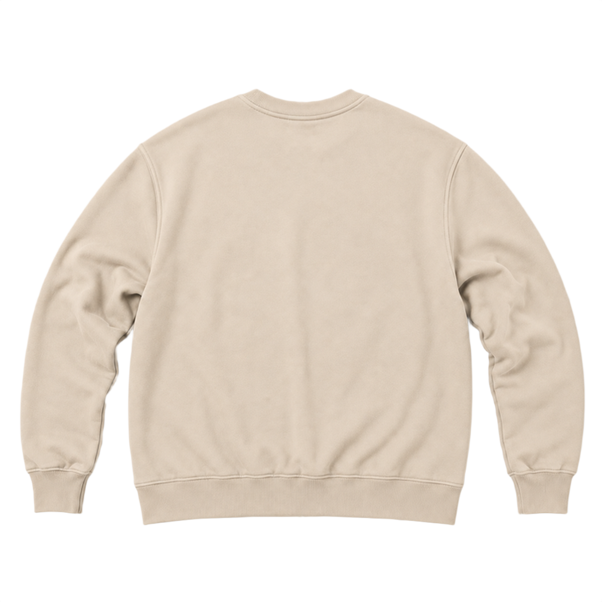 Sweat ROVE coupe relaxed, coloris sable, vue de dos