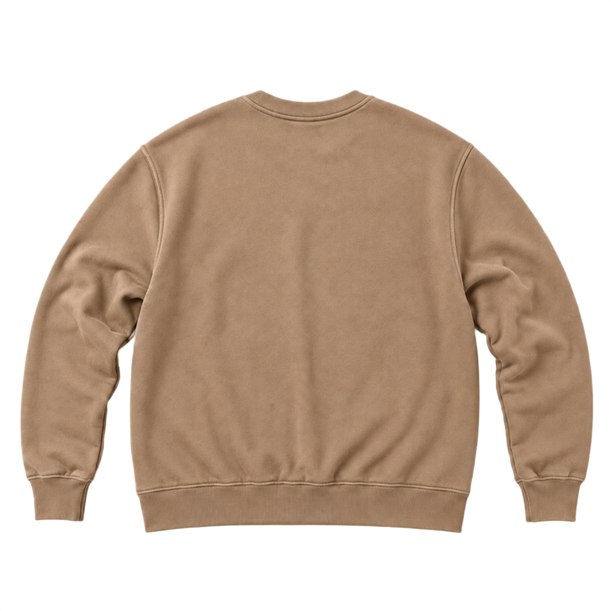 Sweat ROVE coupe relaxed, coloris taupe, vue de dos