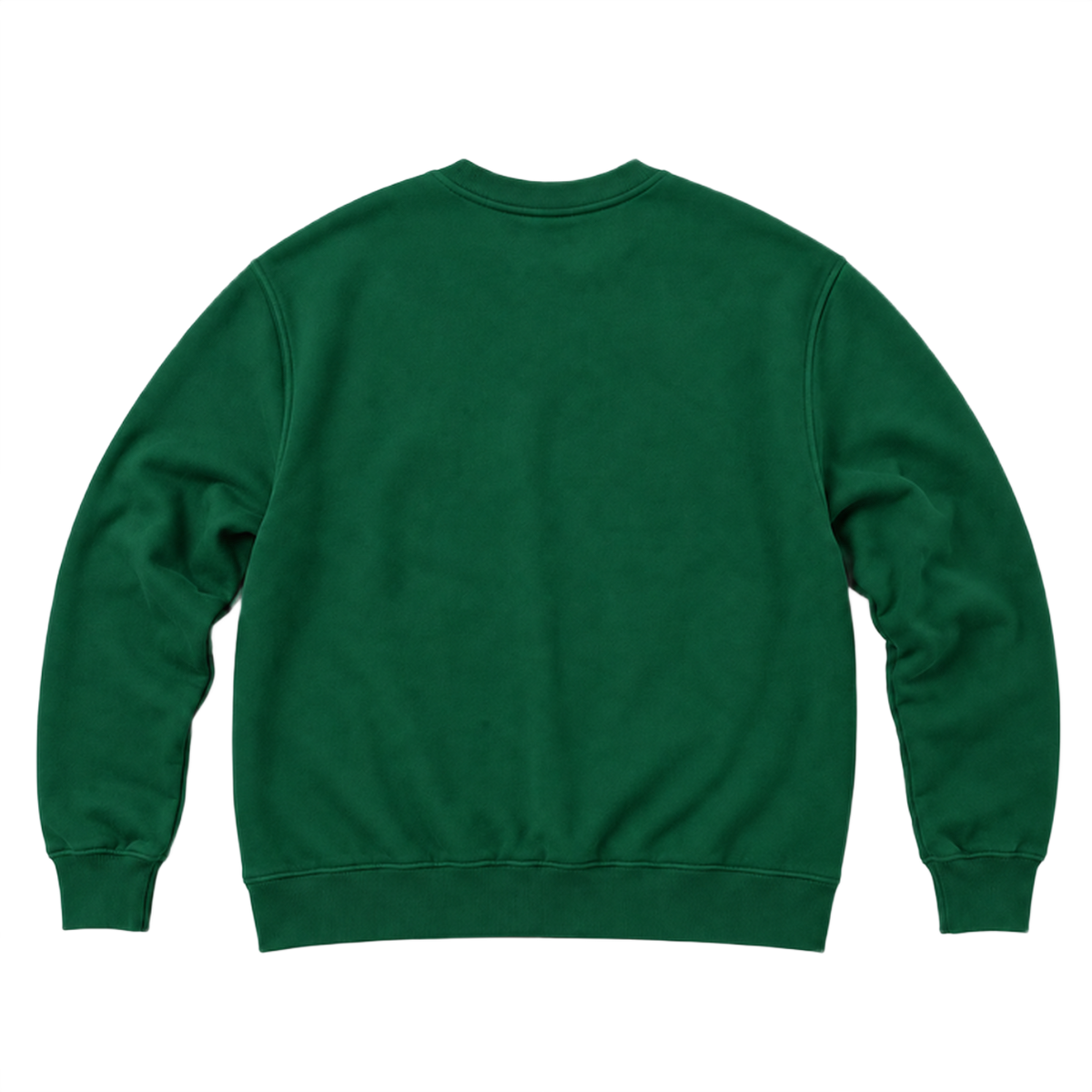 Sweat ROVE coupe relaxed, coloris vert fonce, vue de dos